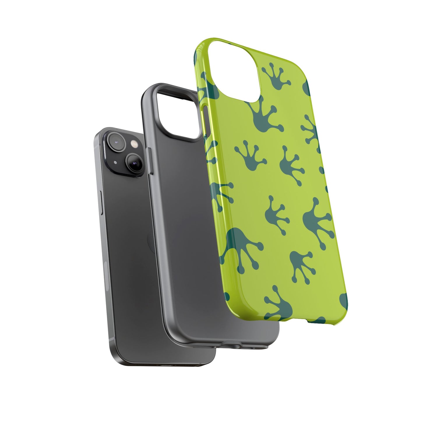 Frog Pattern Phone Case, Fun and Colorful Phone Cover, Durable Phone Protection, Gifts for Nature Lovers, Unique Accessory