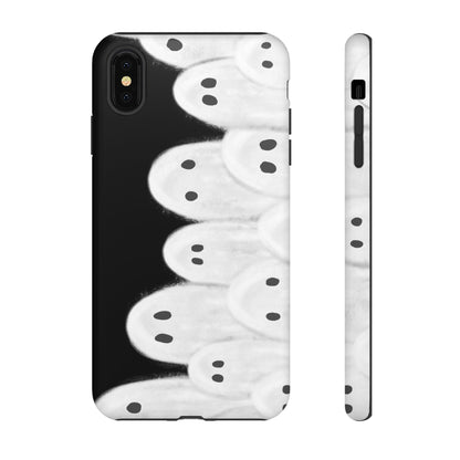 Painted Ghosts Phone Case | Ghostly Tough Phone Case for Spooky Style, Halloween Gift, Phone Cover, Ghost Theme, Unique Accessory, Spooky Season, Viral Painted Ghosts Inspired Design