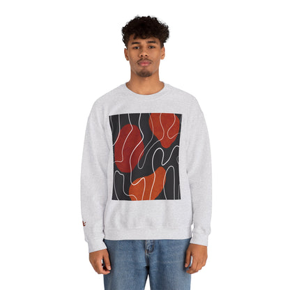 Abstract Modern Crewneck Sweatshirt, Cozy Casual Wear, Gift for Art Lovers, Stylish Layering, Perfect for Fall/Winter, Unique Graphic [...]