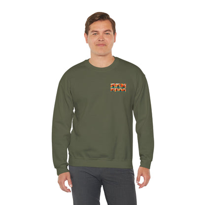 Funky Fish Crewneck Sweatshirt - Zen Frog Cozy & Calm Vibes for All, Perfect Gift for Nature Lovers, Relaxation, and Casual Wear