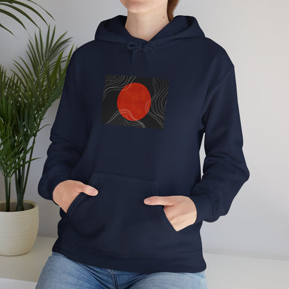 Minimalist Graphic Hoodie for Comfort, Cozy Sweatshirt for Everyday Wear, Trendy Hooded Pullover, Casual Gift for Friends