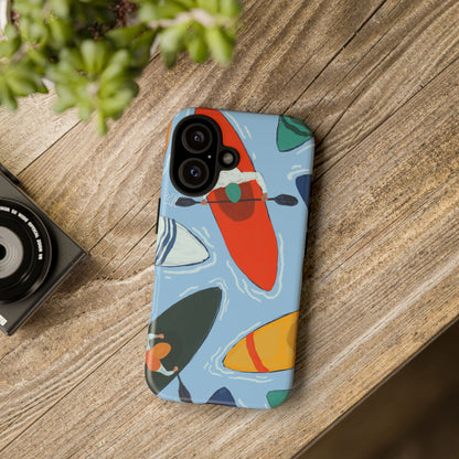 Kayak Phone Case - Tough Cases for Outdoor Enthusiasts, Birthday Gifts, Adventure Gear, Kayaking Accessories, Nature Lover Decor, Artsy Phone Cases