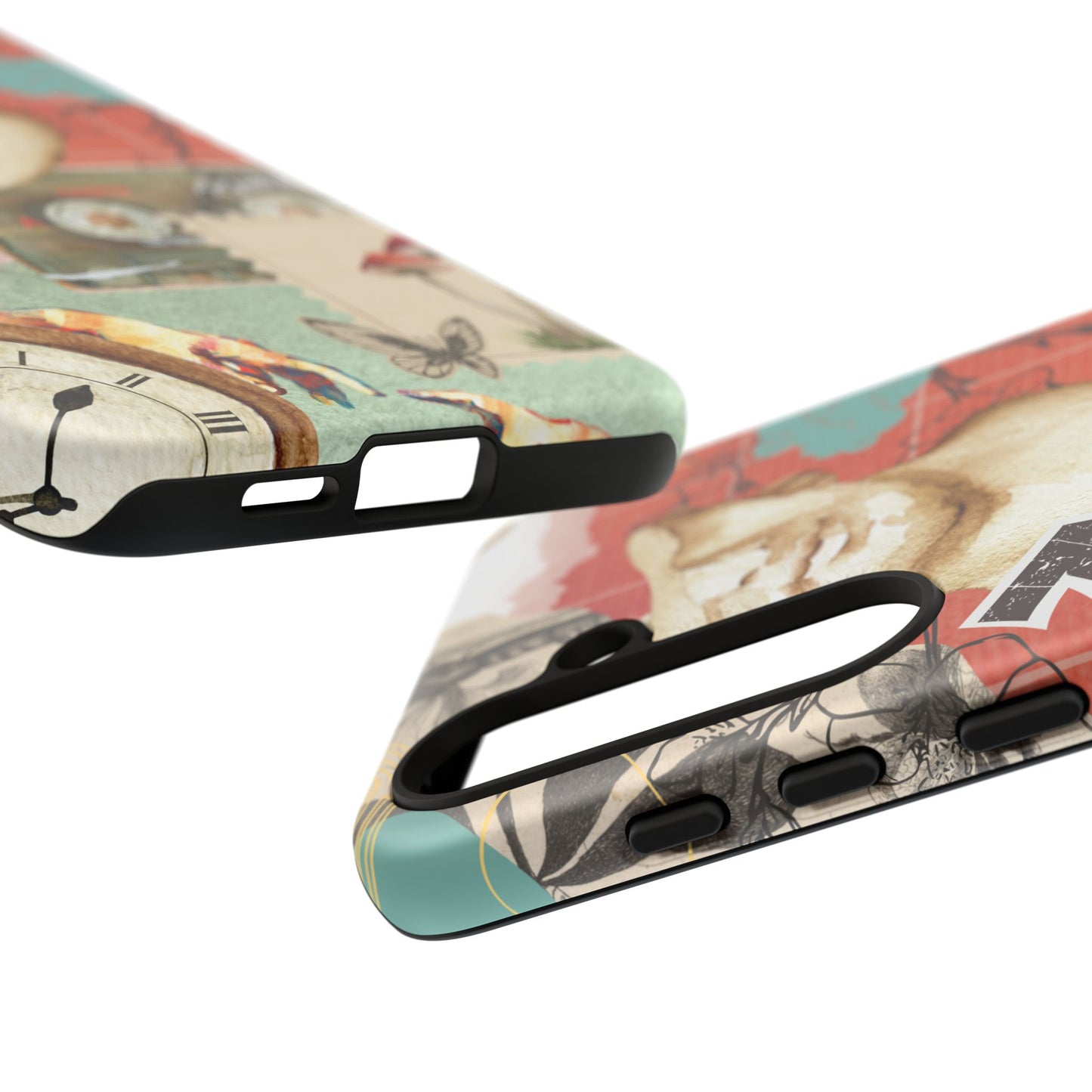 Artistic iPhone Case, Tough Cases with Vintage Design, Unique Phone Cover, Gift for Art Lovers, Protective Case for All Occasions, Vintage Collage Art