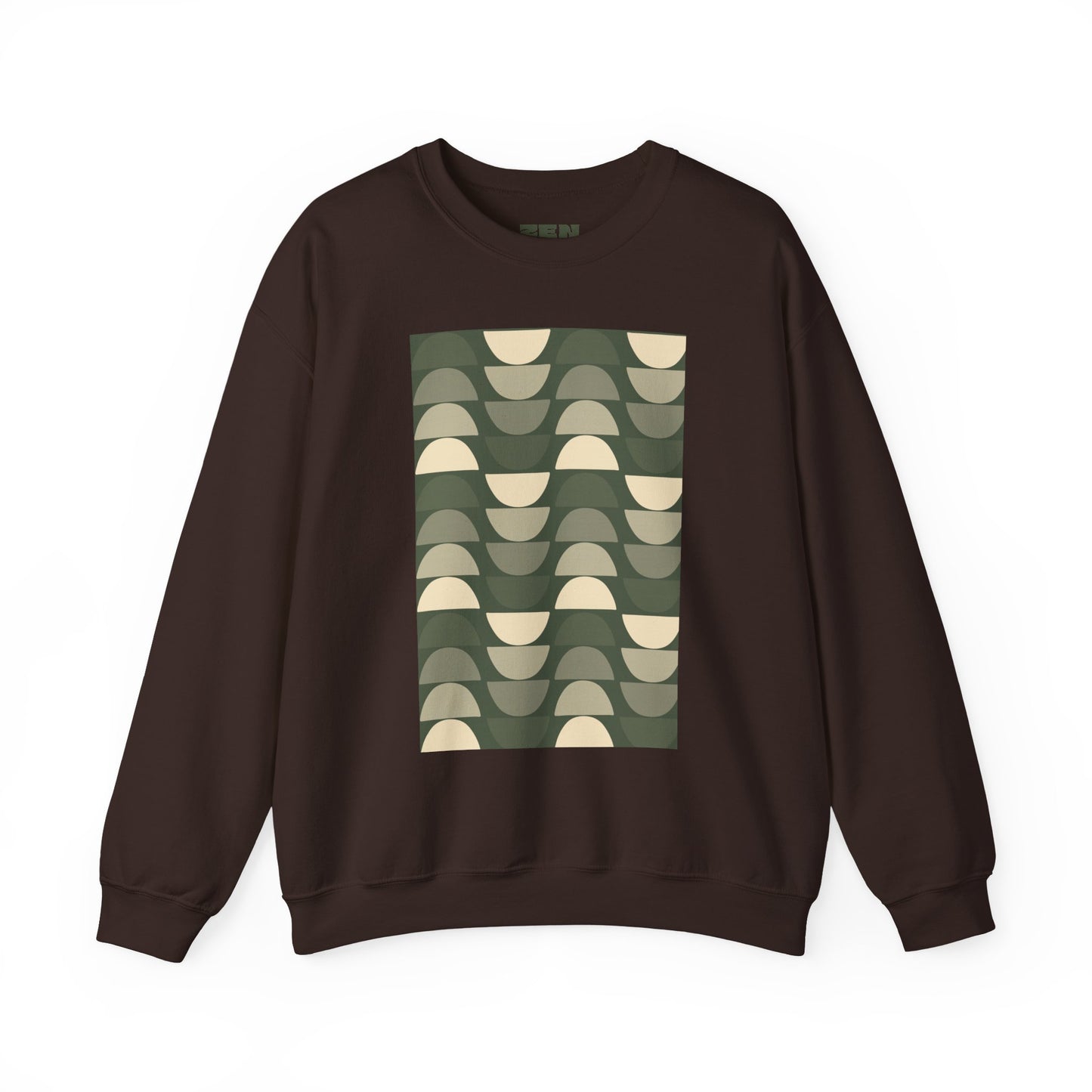 Stylish Geometric Crewneck Sweatshirt for Relaxed Vibes, Cozy Layer, Unisex Fashion Piece, Perfect Gift for Art Lovers, Casual Wear