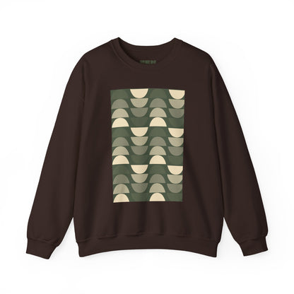 Stylish Geometric Crewneck Sweatshirt for Relaxed Vibes, Cozy Layer, Unisex Fashion Piece, Perfect Gift for Art Lovers, Casual Wear