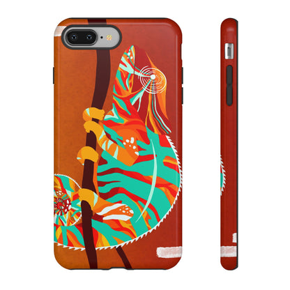 Chameleon Phone Case - Vibrant Artistic Design, Tough Cases for Animal Lovers, Unique Gift, Eco-Friendly Protection