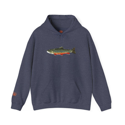 Trout Design Heavy Blend Hoodie, Fishing Gift, Outdoor Apparel, Comfortable Sweatshirt, Unisex Hoodie, Casual Fishing Wear