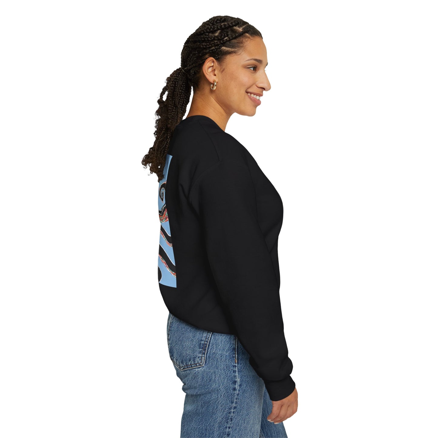 Artsy Octopus Crewneck Sweatshirt | Unisex Cozy Apparel, Perfect Gift for Sea Lovers, Casual Fashion for All Occasions
