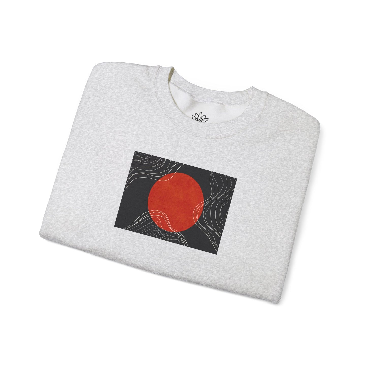 Minimalist Sunset Crewneck Sweatshirt, Cozy Unisex Sweater for Everyday Wear, Gift for Fall, Layering Essential