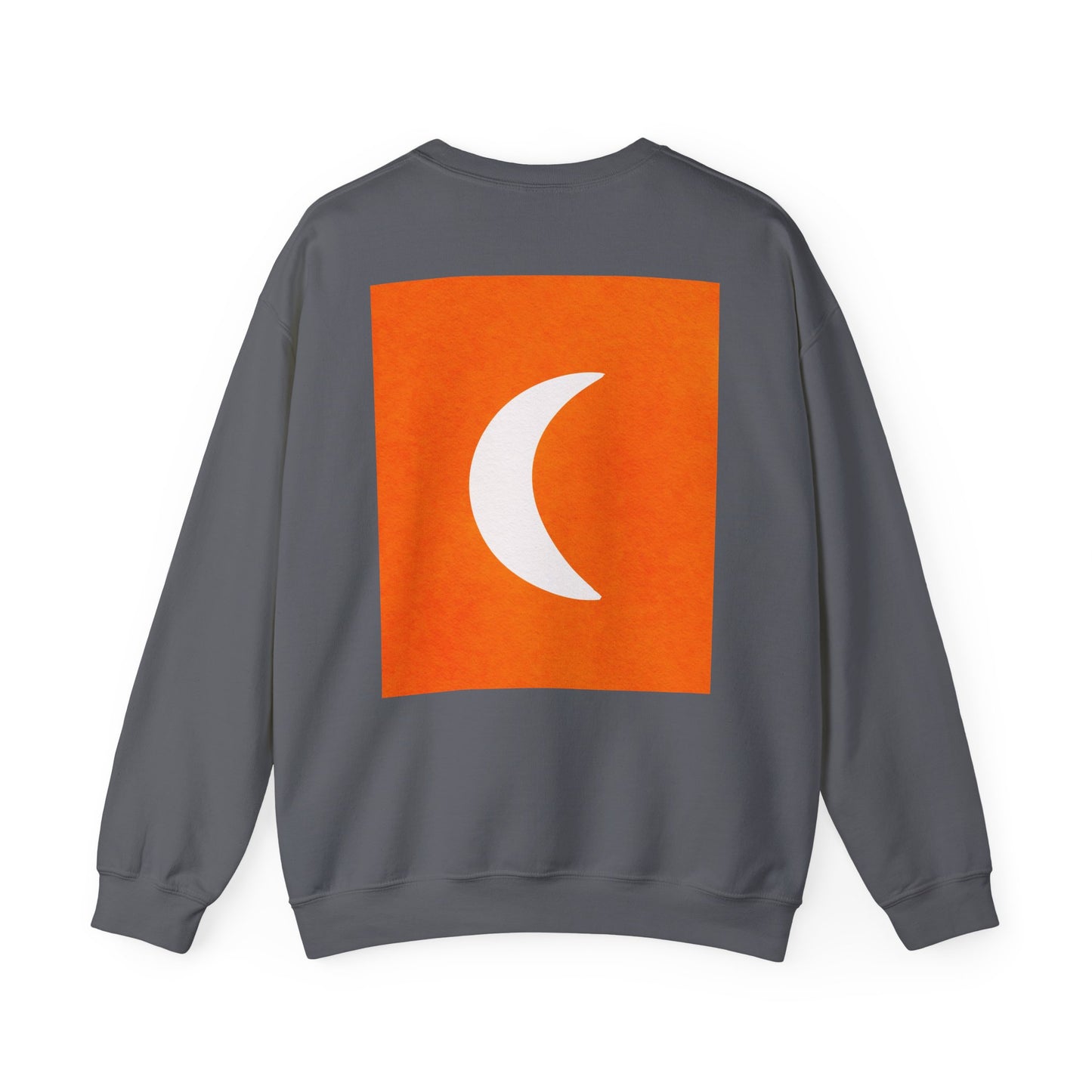 Zen Frog Crewneck Sweatshirt, Cozy Unisex Sweatshirt, Relaxed Fit Fashion, Perfect Gift for Friends, Everyday Style, Casual Wear, Simple Moon Design, Gift for Him, Gift for Her