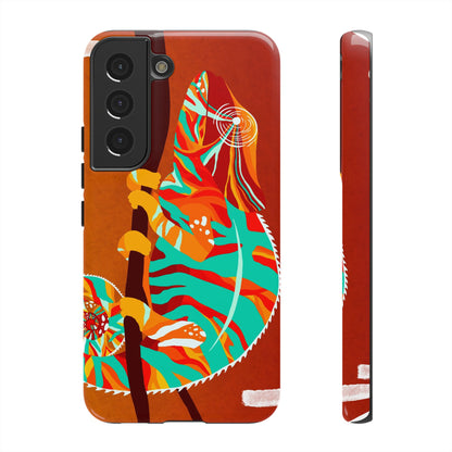 Chameleon Phone Case - Vibrant Artistic Design, Tough Cases for Animal Lovers, Unique Gift, Eco-Friendly Protection