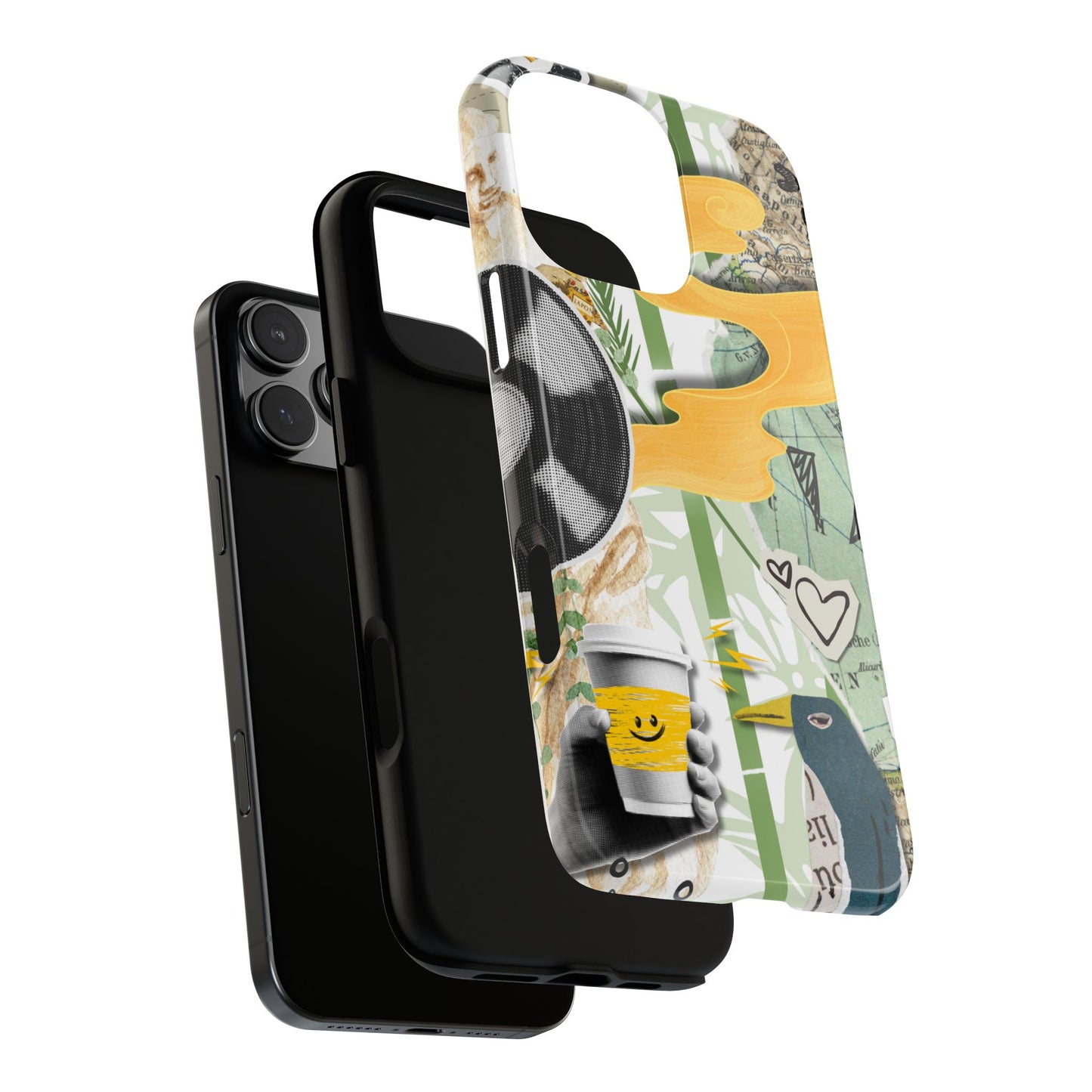 Artistic Phone Case, Unique Cell Phone Cover, Trendy Gifts for Music Lovers, Eco-Friendly Phone Accessory, Stylish Tech Gifts, Cool Cases, Unique Phone Cases