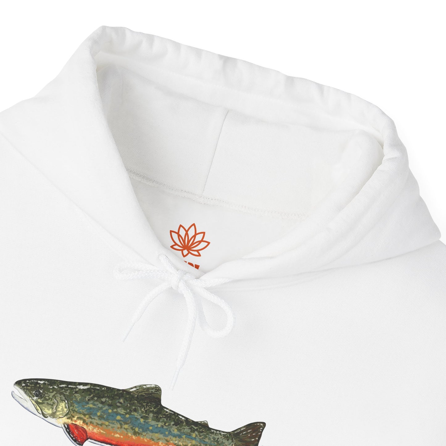 Trout Design Heavy Blend Hoodie, Fishing Gift, Outdoor Apparel, Comfortable Sweatshirt, Unisex Hoodie, Casual Fishing Wear