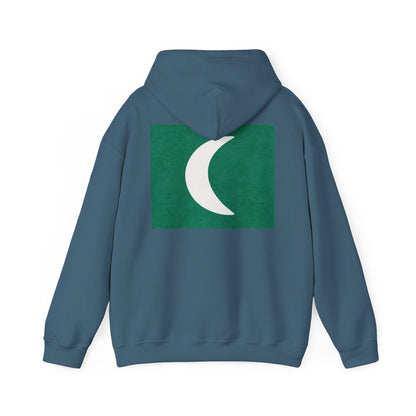 Zen Frog Hooded Sweatshirt - Cozy Unisex Hoodie, Casual Wear, Spring Fashion, Unique Gifts, Streetwear Style, Simple Moon Design, Gift for Him, Gift for Her