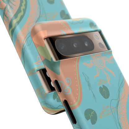 Whimsical Phone Case with Artistic Ocean Design, Floral Phone Cover, Unique Gift for Nature Lovers, Eco-Friendly Cell Accessories, [...]