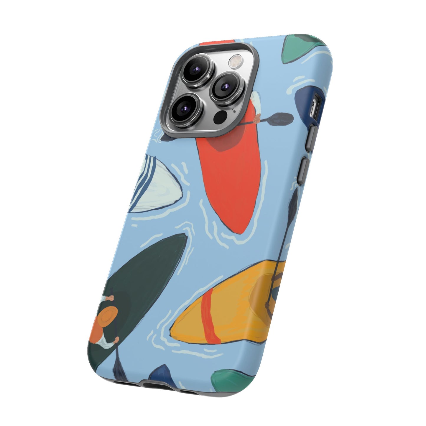 Kayak Phone Case - Tough Cases for Outdoor Enthusiasts, Birthday Gifts, Adventure Gear, Kayaking Accessories, Nature Lover Decor, Artsy Phone Cases
