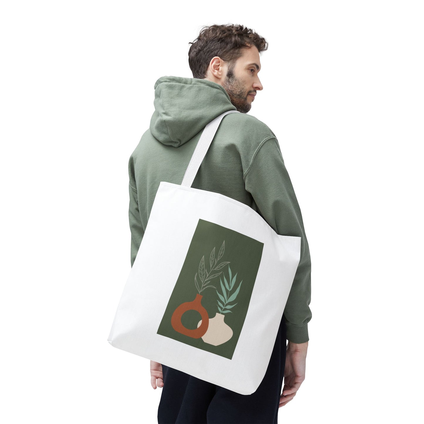 Stylish AOP Tote Bag, Eco-Friendly Shopping Bag, Reusable Carryall, Art Print Handbag, Gift for Her