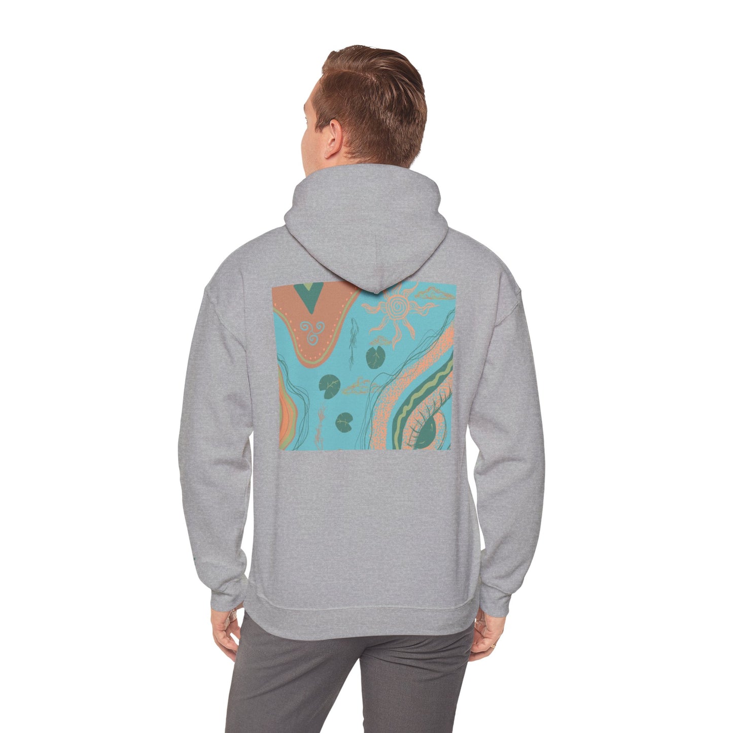 Chic Abstract Art Hoodie for Comfort & Style, Unisex Pullover, Cozy Sweatshirt, Trendy Gift for Art Lovers, Casual Outfit Must-Have