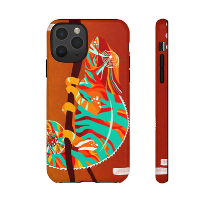 Chameleon Phone Case - Vibrant Artistic Design, Tough Cases for Animal Lovers, Unique Gift, Eco-Friendly Protection