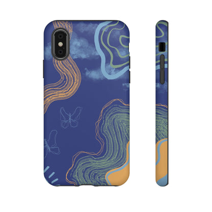 Artistic Phone Case, Abstract Phone Cover, Gift for Her, Modern Design, Boho Phone Case, Unique Phone Accessories