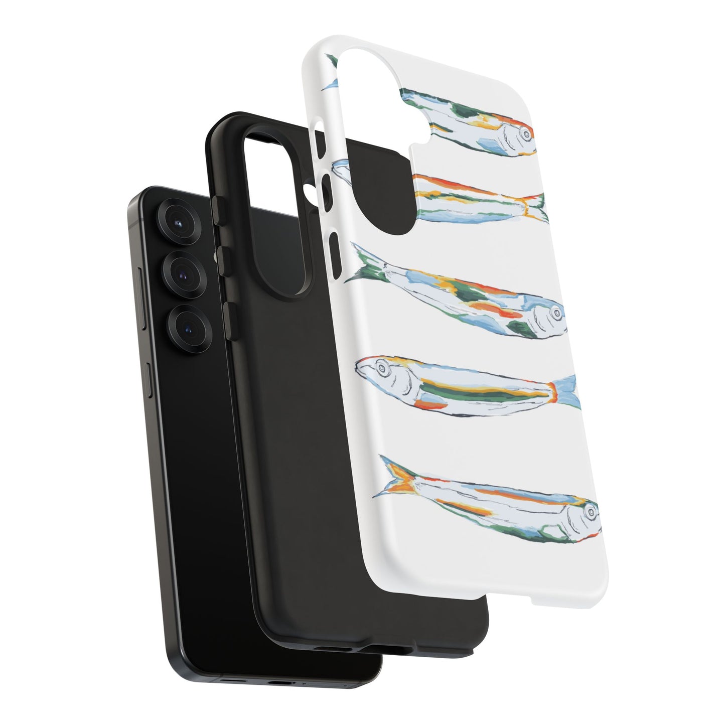 Tough Cases – Artistic Fish Design Phone Case, Unique Gift for Aquatic Lovers, Perfect for Birthdays, Holidays, and Everyday Use, Quirky Cases, Fun Phone Cases