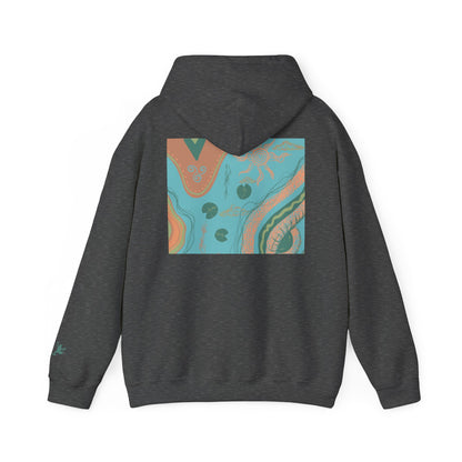 Chic Abstract Art Hoodie for Comfort & Style, Unisex Pullover, Cozy Sweatshirt, Trendy Gift for Art Lovers, Casual Outfit Must-Have