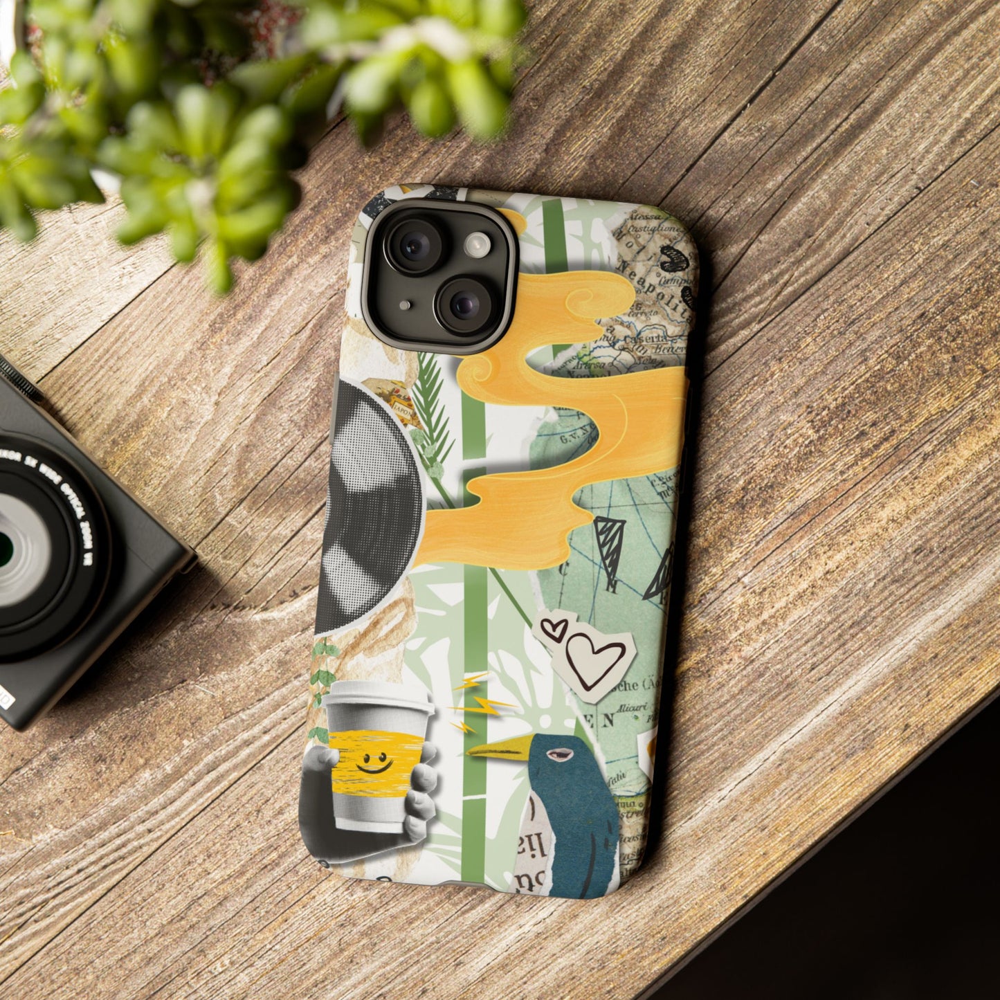 Artistic Phone Case, Unique Cell Phone Cover, Trendy Gifts for Music Lovers, Eco-Friendly Phone Accessory, Stylish Tech Gifts, Cool Cases, Unique Phone Cases