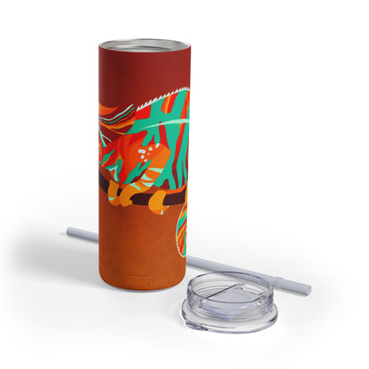 Colorful Animal Print Tumbler, 20oz, Eco-Friendly Travel Mug, Unique Gift for Wildlife Lovers, Party or Everyday Use, Stylish Drinkware