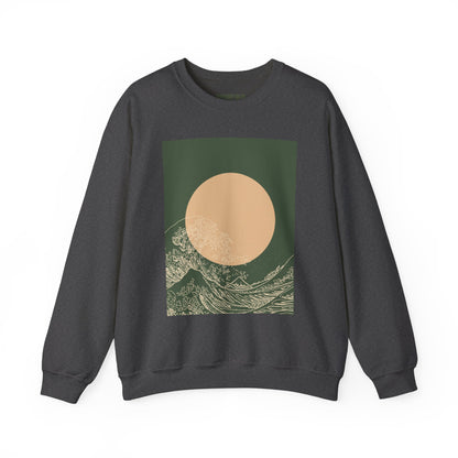 Nature-Inspired Unisex Crewneck Sweatshirt, Cozy Casual Wear, Gift for Outdoor Lovers, Perfect for Fall and Winter