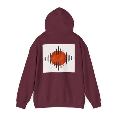 Lotus & Sunset Unisex Hoodie, Cozy Sweatshirt, Relaxed Fit Hoodie, Spiritual Gift, Casual Wear, Mindfulness Apparel, Gift for Him, Gift for Her, Autumn Fall