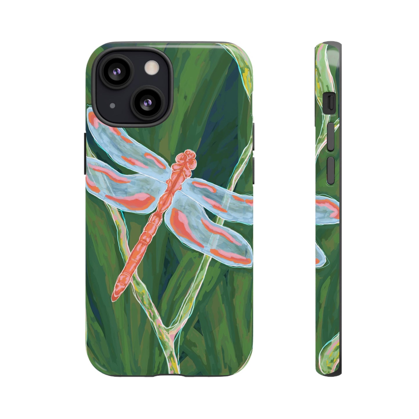 Dragonfly Phone Case, Tough Cases for Nature Lovers, Unique Phone Cover, Eco-Friendly Gift, Colorful Protection