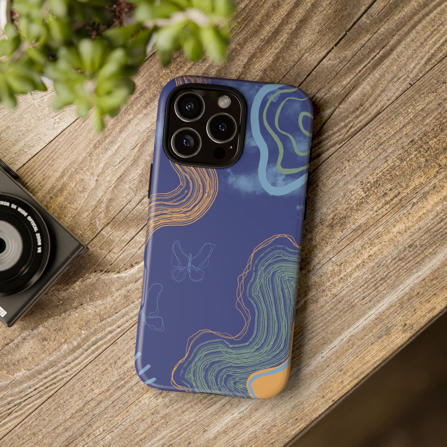 Artistic Phone Case, Abstract Phone Cover, Gift for Her, Modern Design, Boho Phone Case, Unique Phone Accessories