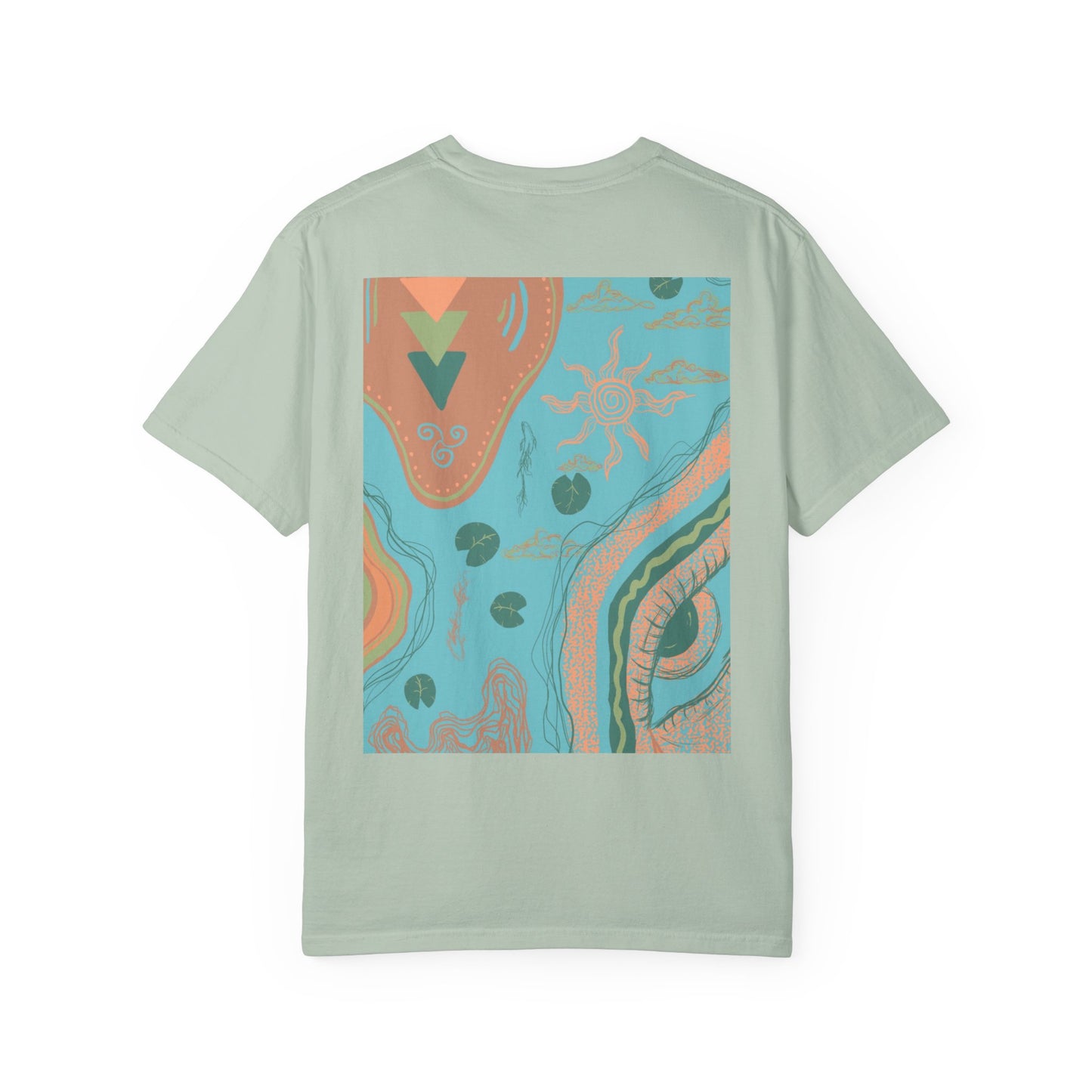 Vibrant Unisex Graphic T-shirt, Bohemian Tee, Casual Wear, Gift for Friends, Festival Apparel, Summer Style, Unique Design