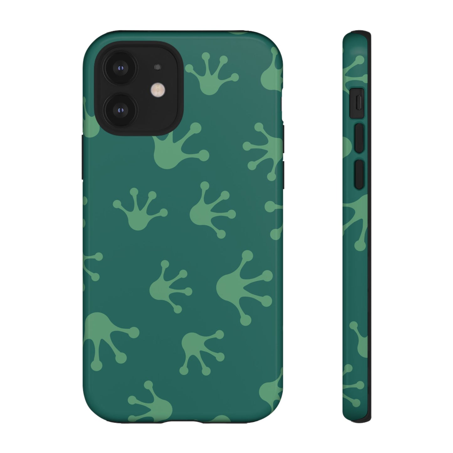Frog Print Phone Case, Nature Lover Gift, Eco-Friendly Cover, Fun Green Design, Unique Frog Accessories