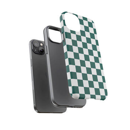 Stylish Checkered Phone Case, Protective Cover, Unique Gift, Trendy Accessory, Customizable Design, Ideal for All Ages