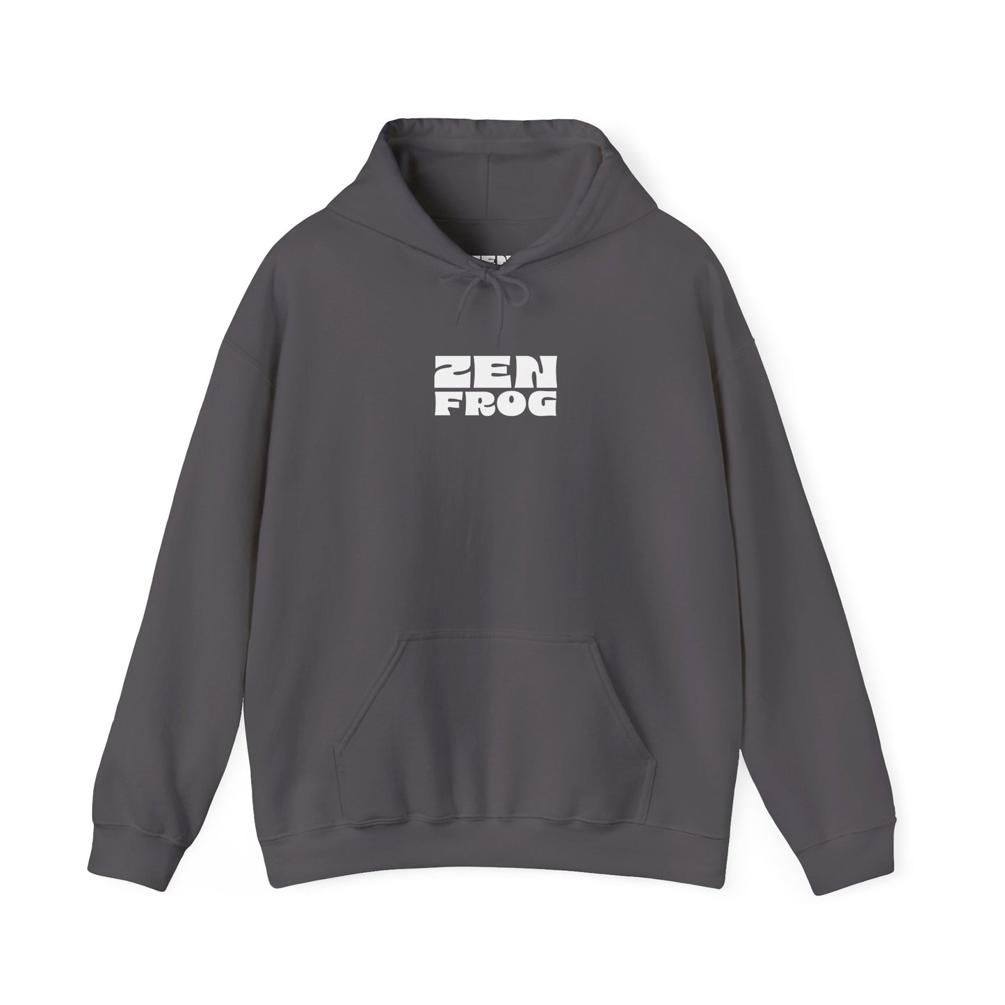 Zen Frog Octopus Unisex Heavy Blend Hooded Sweatshirt, Cozy Graphic Hoodie, Gift for Ocean Lovers, Unique Casual Wear, Relaxed Style
