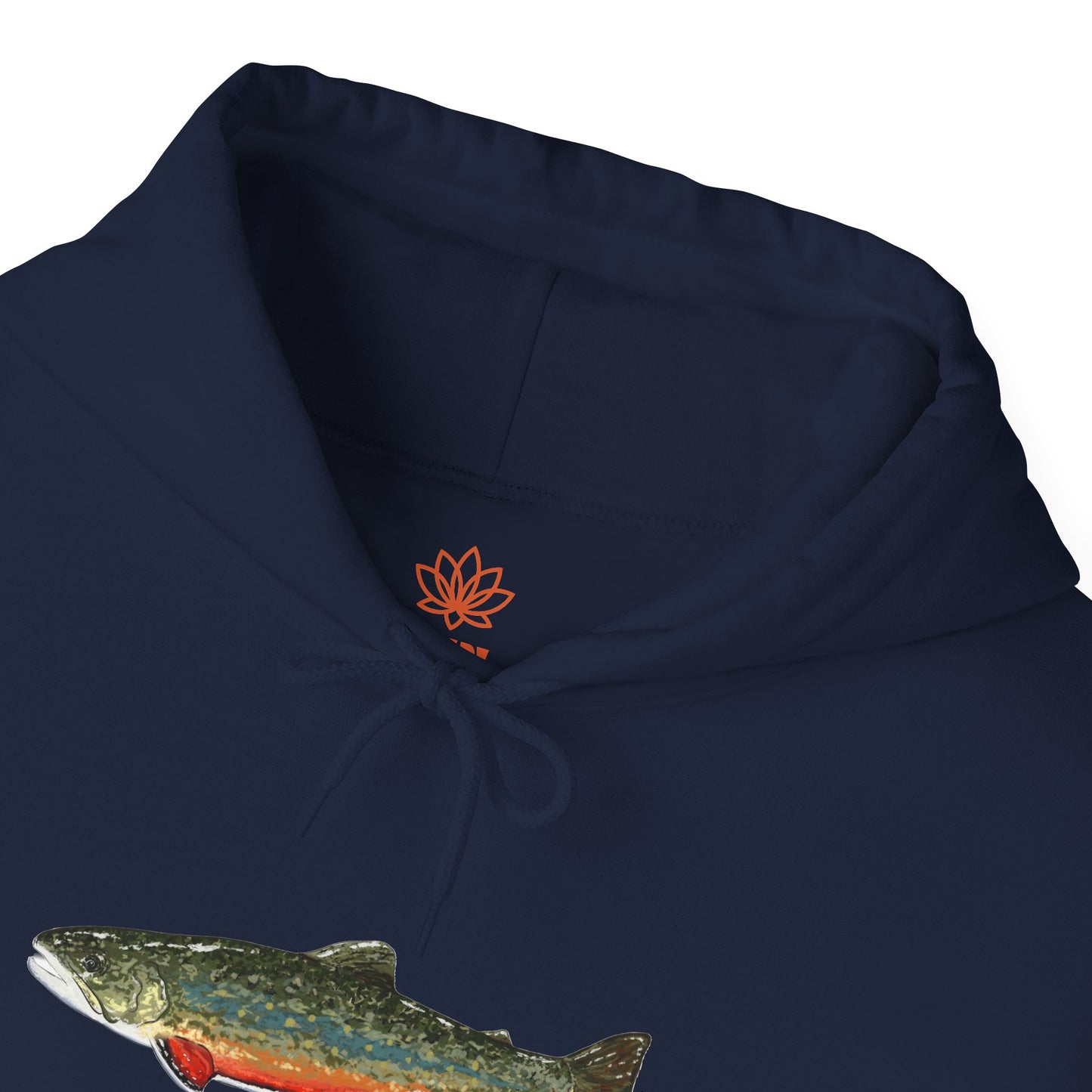 Trout Design Heavy Blend Hoodie, Fishing Gift, Outdoor Apparel, Comfortable Sweatshirt, Unisex Hoodie, Casual Fishing Wear