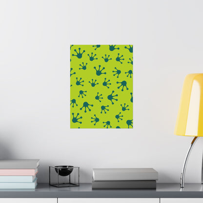 Colorful Frog Splash Vertical Posters, Whimsical Home Decor, Kids Room Art, Nursery Wall Art, Eco-Friendly Prints