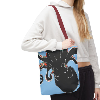 Octopus Tote Bag, Ocean Lover Gift, Reusable Shopping Bag, Beach Accessory, Eco-Friendly Bag, Grocery Tote
