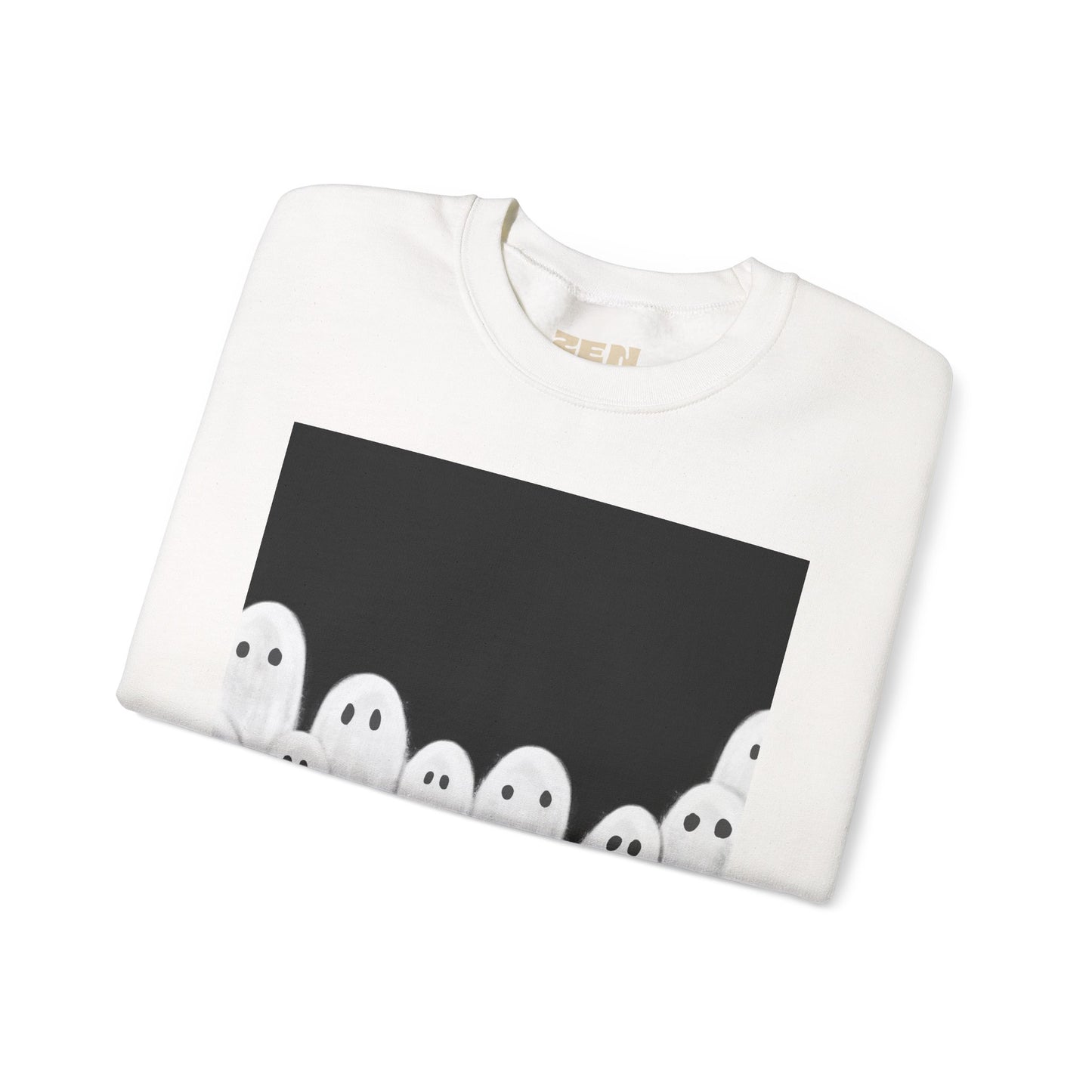 Painted Ghosts Crewneck | Cozy Sweatshirt, Perfect for Halloween, Fall, and Spooky Season