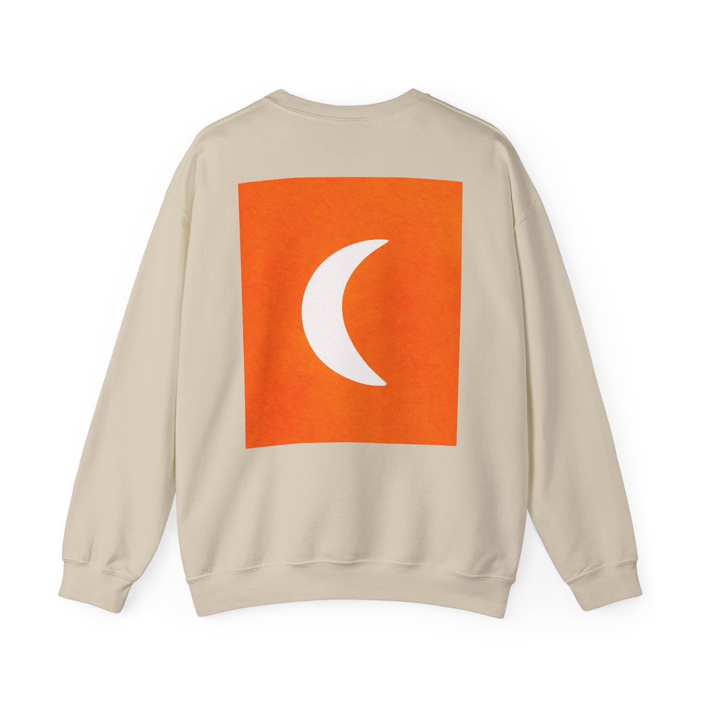 Zen Frog Crewneck Sweatshirt, Cozy Unisex Sweatshirt, Relaxed Fit Fashion, Perfect Gift for Friends, Everyday Style, Casual Wear, Simple Moon Design, Gift for Him, Gift for Her