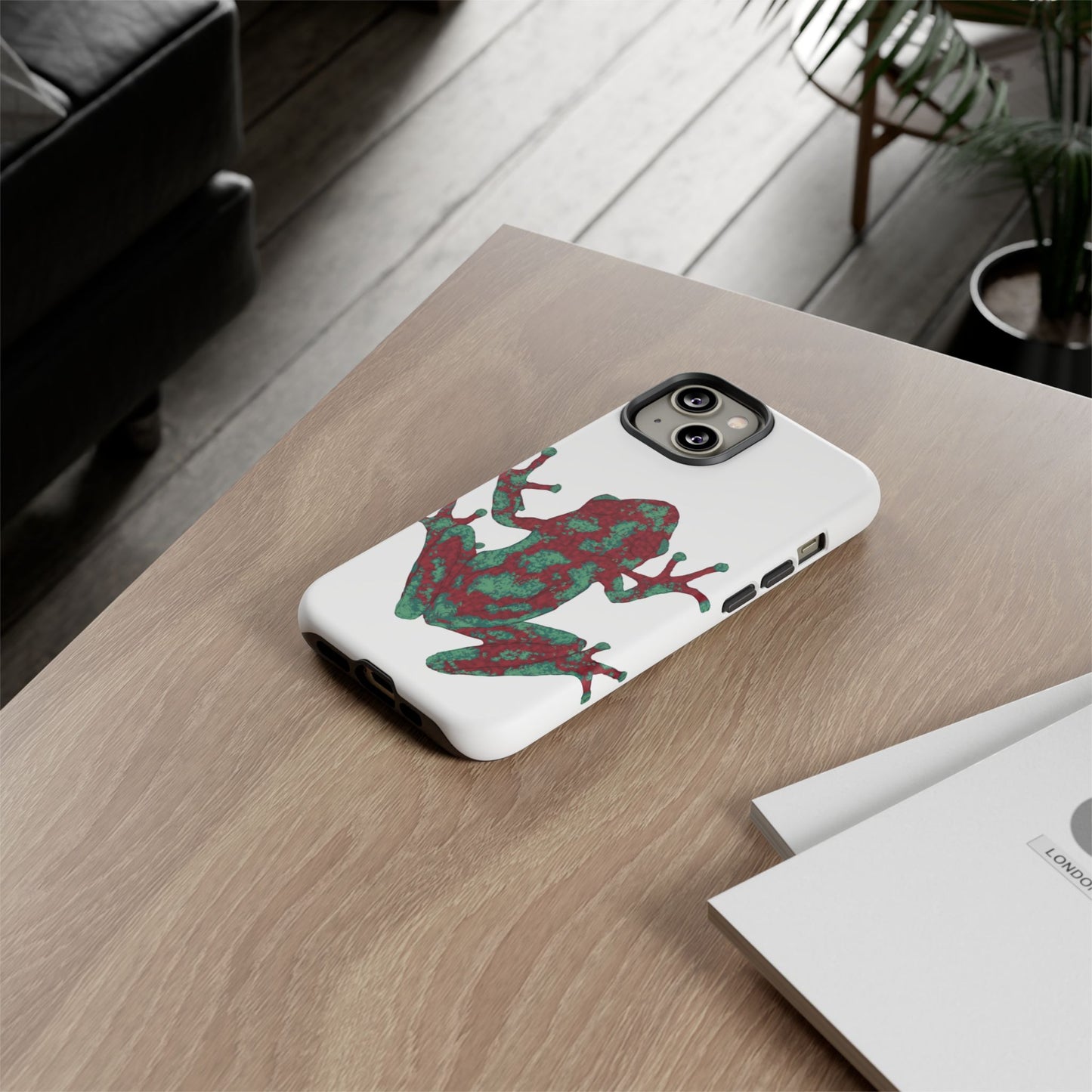 Frog Phone Case, Tough Cases, Eco-Friendly Phone Accessories, Unique Gifts for Nature Lovers, Cute Frog Design