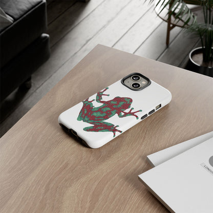 Frog Phone Case, Tough Cases, Eco-Friendly Phone Accessories, Unique Gifts for Nature Lovers, Cute Frog Design