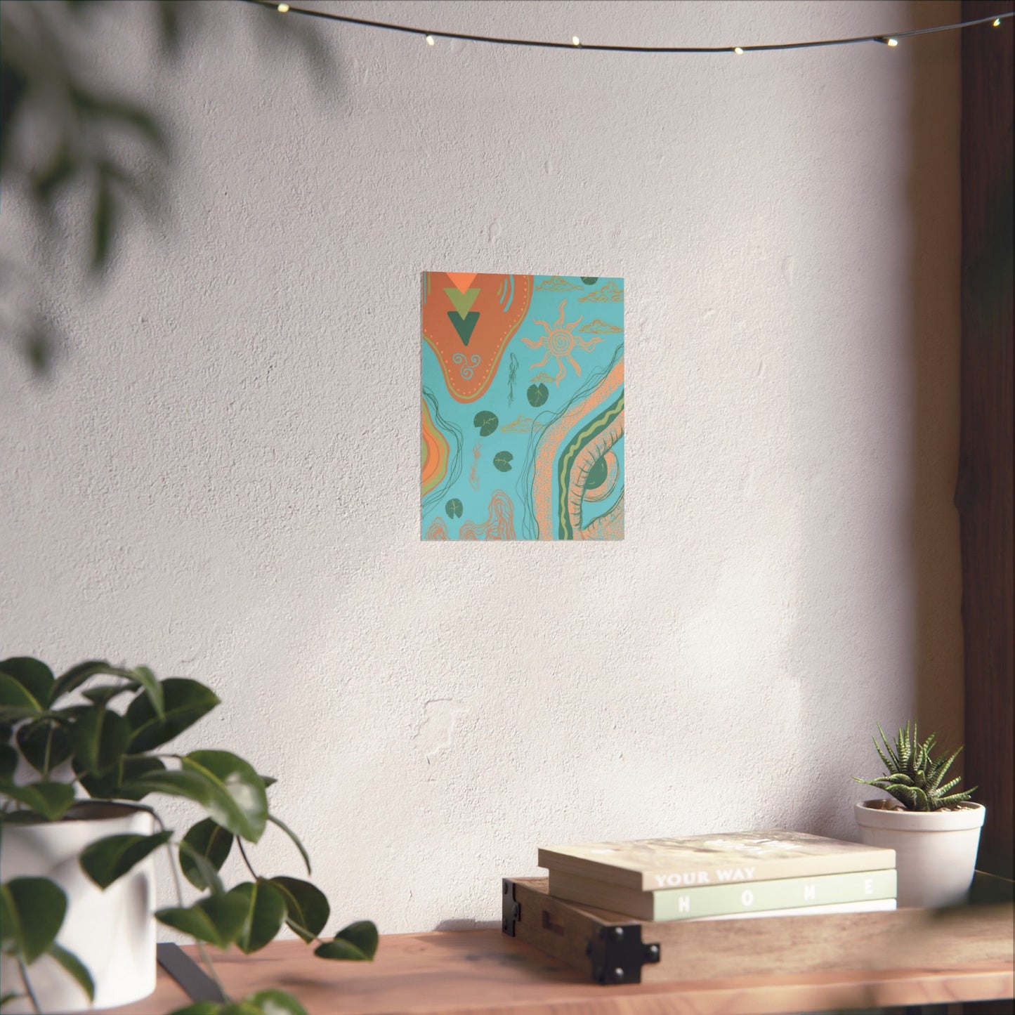 Bohemian Matte Vertical Posters, Wall Art Decor, Home Decoration, Gift for Art Lovers, Aesthetic Room Decor, Unique Wall Art