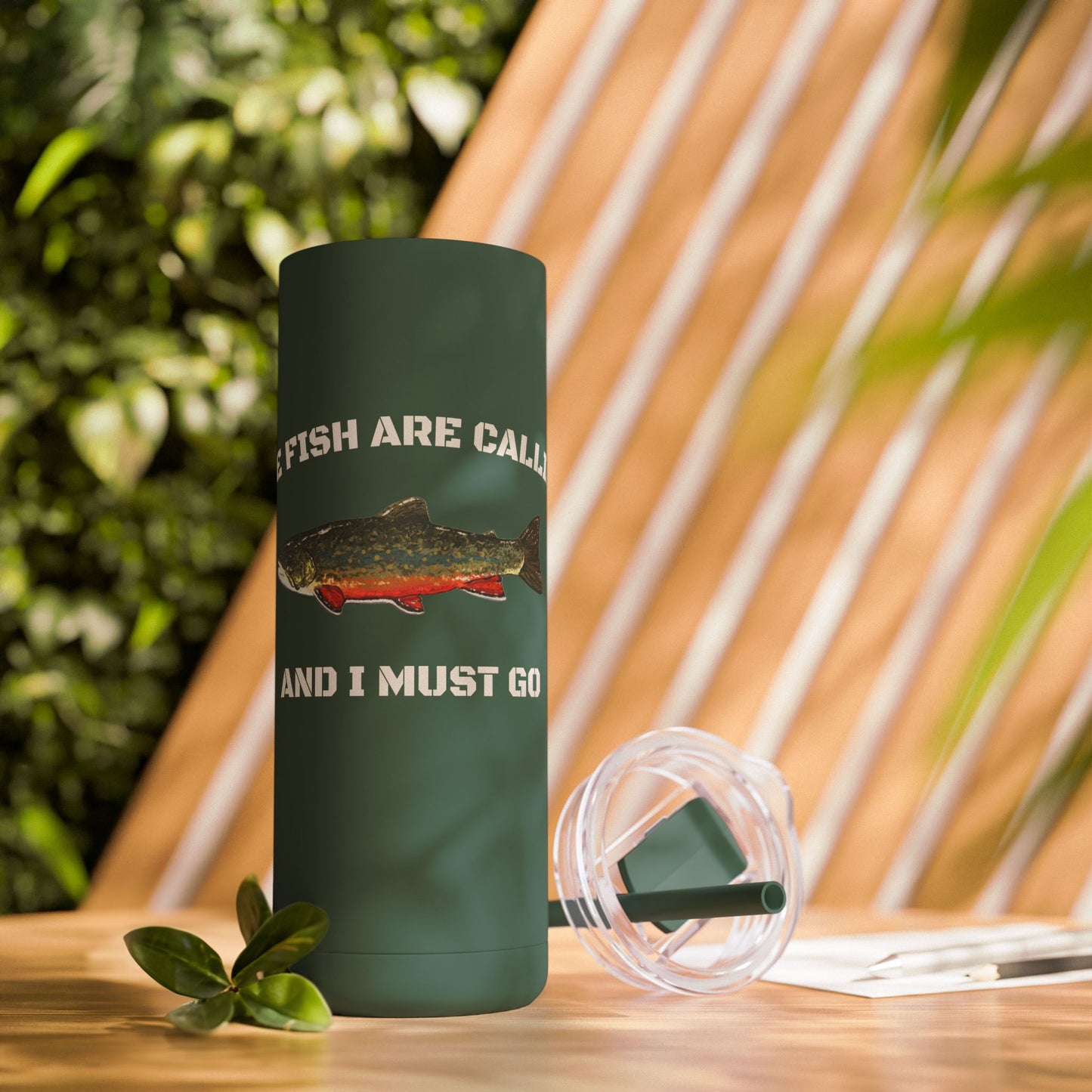 Fishing Lover's 20oz Tumbler - Perfect for Outdoors, Travel, Gifts, Father's Day, Camping, and More!