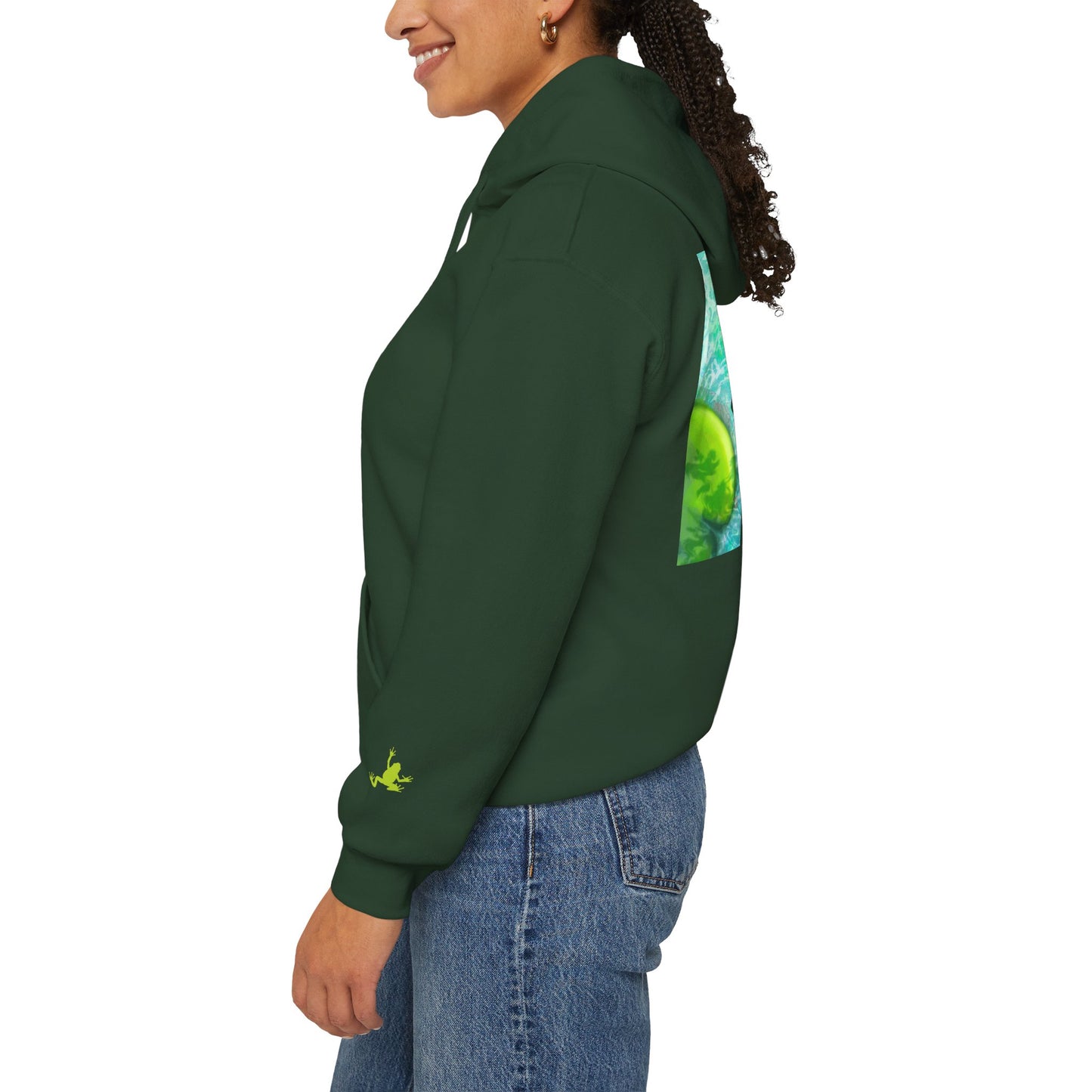 Nature-Inspired Unisex Hooded Sweatshirt, Comfortable Pullover, Casual Clothing, Eco-Friendly Gift, Chill Vibe Hoodie, Relaxing Outfit