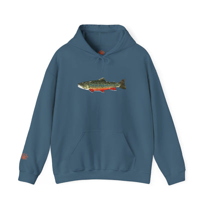 Trout Design Heavy Blend Hoodie, Fishing Gift, Outdoor Apparel, Comfortable Sweatshirt, Unisex Hoodie, Casual Fishing Wear