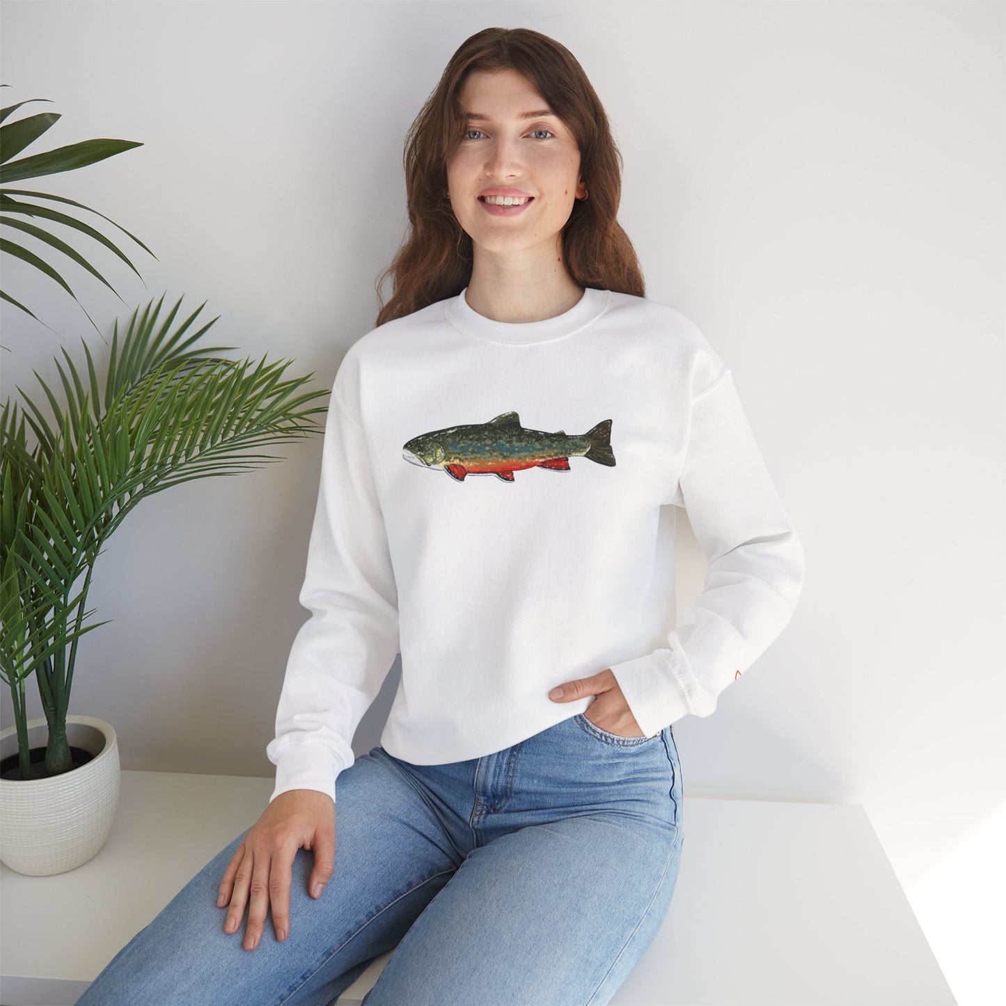 Fishing Vibes Crewneck Sweatshirt | Perfect for Outdoor Lovers, Fishing Gifts, Casual Wear, Eco-Friendly Apparel