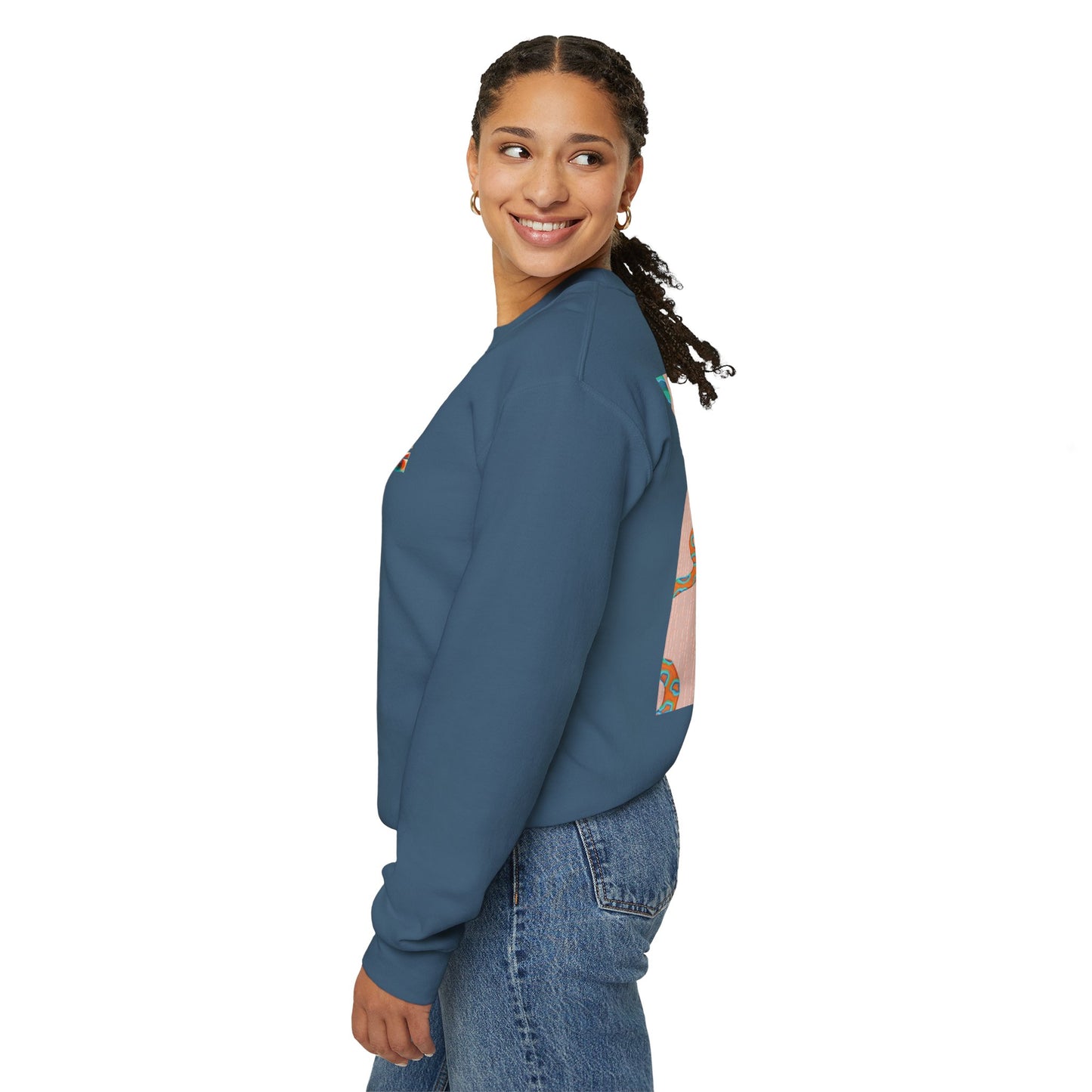 Funky Snake Unisex Crewneck Sweatshirt, Cozy Apparel, Unique Gift, Snake Art, Relaxed Style, Perfect for Casual Outings