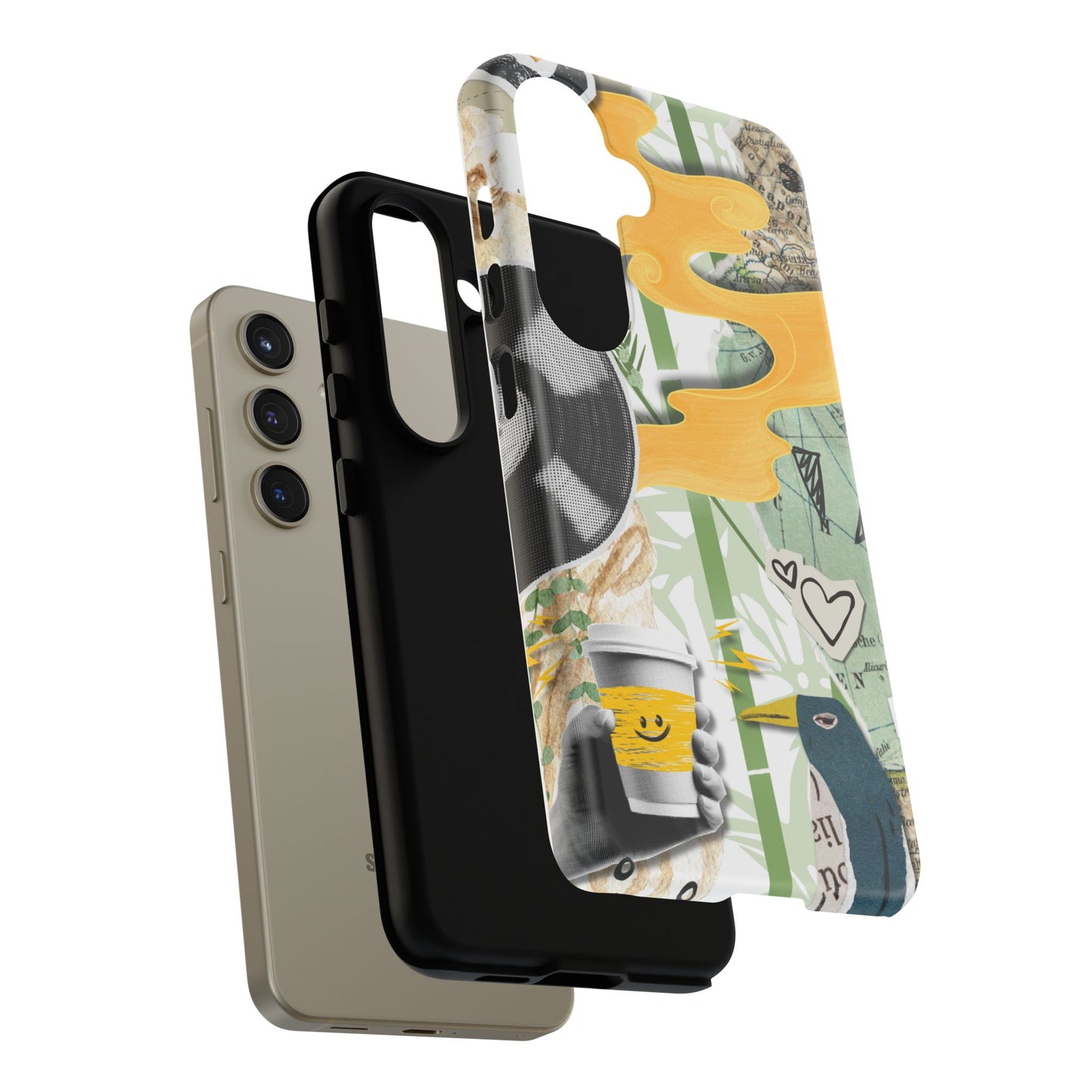 Artistic Phone Case, Unique Cell Phone Cover, Trendy Gifts for Music Lovers, Eco-Friendly Phone Accessory, Stylish Tech Gifts, Cool Cases, Unique Phone Cases